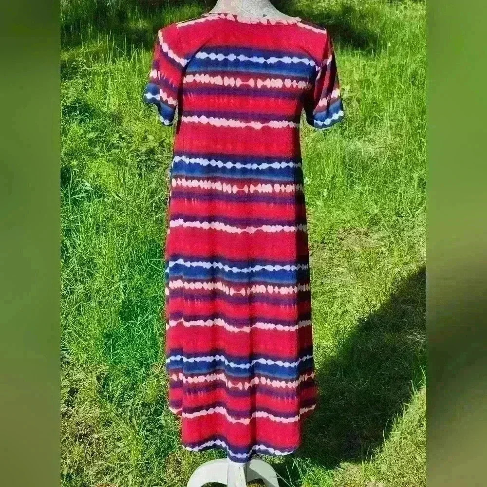 LulaRoe Loose Fitted Tie Dye Dress Size XXS - Picture 2 of 4